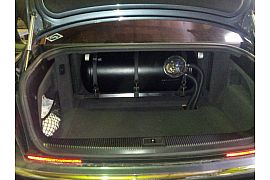 Butelie cilindrica de 90 de litri Audi A8 4.2 litri montaj instalatie gpl ultra gaz